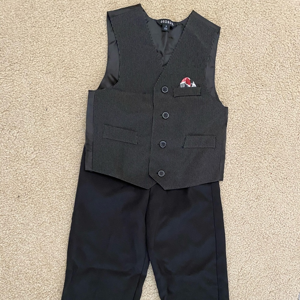 Boys suit vest and pants